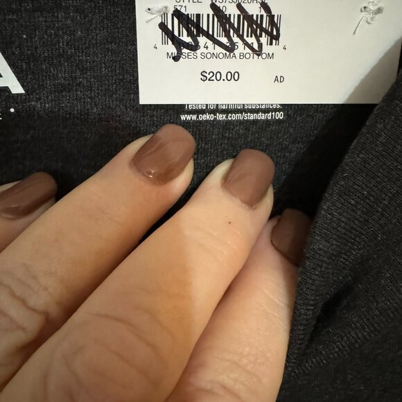 * ❤️NWT DARK GRAY MID-RISE LEGGINGS XLARGE/TALL - Picture 3 of 5